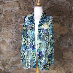 Maggie Barnes Peacock swim cover 3X